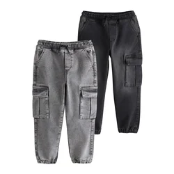 Next Kavbojke siv denim/črn denim