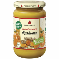 Paradižnikova omaka s kurkumo brez glutena BIO Zwergenwiese, 340ml
