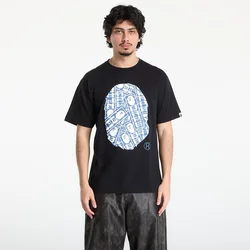 Majice A BATHING APE Japanese Cloud Camo Label Tee UNISEX Black XL