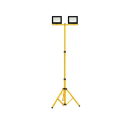 Aigostar - LED reflektor sa stalkom 2xLED/30W/230V 6500K IP65 narandžasta/crna