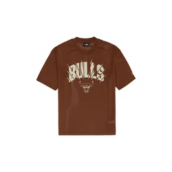 NEW ERA Majica NBA CHIBUL kremna / rjava