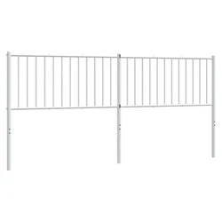 Vidaxl Kovinsko nadomestno vzglavje belo 193 cm