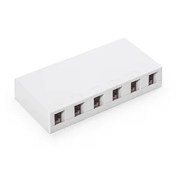 Keline Nazidna utičnica 6xRJ45 prazna ( Ke-smb06-w )