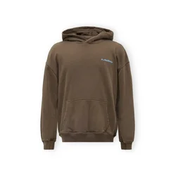 HOLLISTER Majica dimno modra/rjava
