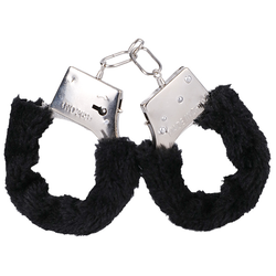 Doc Johnson Furry Handcuffs Black