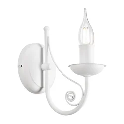 Zidna lampa DONATO 1xE14/40W/230V bela