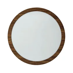 LED plafonska svetiljka RING LED/18W/230V 4200K prečnik 21 cm braon
