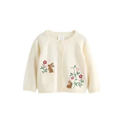 Next Pletena jopa kremna/brokat/zelena/rosé
