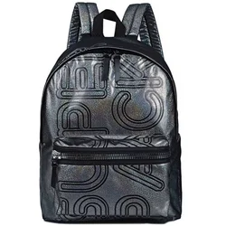 SCOOL Ženski ranac Teenage Superpack 39x30x16cm SC1652 crno-sivi