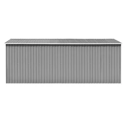 Vidaxl Vrtna lopa 257x489x181 cm kovinska siva