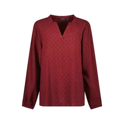 BLUE SEVEN Bluza vinsko rdeča