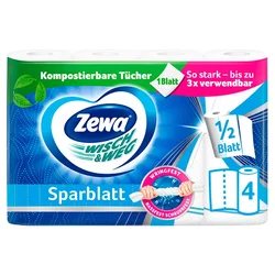 Zewa Kuhinjski ubrus Wish&Weg Sparblatt, Dvoslojni, 4 rolne