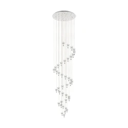 Eglo 39545 - LED prigušiva luster na sajli PIANOPOLI 40xLED/1,8W/230