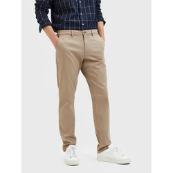 SELECTED Chino hlače SLHMiles Flex  bež