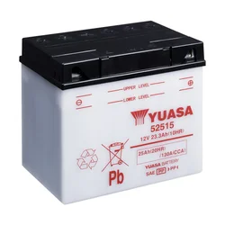 Yuasa Standard Motorcycle Battery 52515