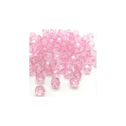Akrilna perla 6 mm roze pakovanje 30 gr