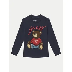 Guess Bluza L5RI32 K8HM4 Mornarsko modra Regular Fit