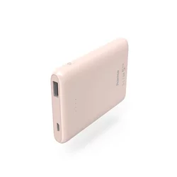 Powerbank Hama “SLIM 5HD” 5000 mAh, USB-A roza