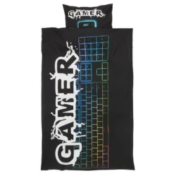 Set dečje posteljine GAMING 140x200 crna