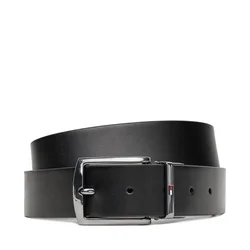 TOMMY HILFIGER Pas DENTON nočno modra/srebrna