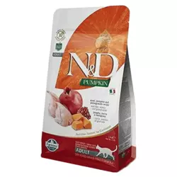 N&D Pumpkin Hrana za odrasle mačke, Bundeva i Prepelica - 5 kg