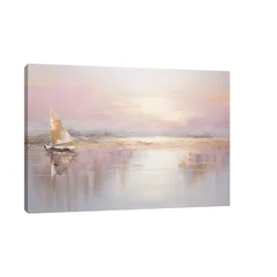 Canvas Slika na platnu Zlatni brod, Bez rama, 150 x 100 cm