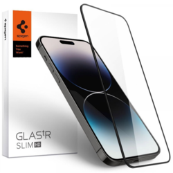 Zastitno staklo Spigen GLAS.tR slim HD za iPhone 14 Pro crno