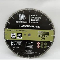 350 mm segmentni diamantni rezilni list Turbo Cut