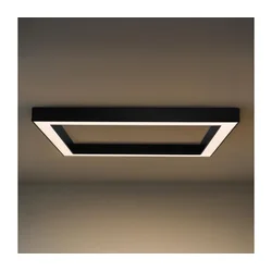 LED stropna svetiljka LED/150W/230V 3000/4000/6500K 120x120 cm crna