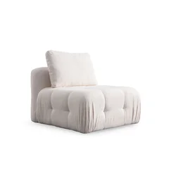 Atelier del Sofa Fotelja Amaris O1, 90 x 100 x 65 cm, Bela