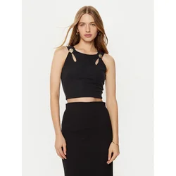 Guess Top W5RP13 KAQL2 Črna Regular Fit