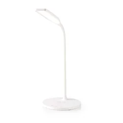 Nedis LTLGQ4M2WT - Lampa sa prigušiva funkcijom i bežičnim Qi punjenjem LED/5,5W/230V 2700-6500K