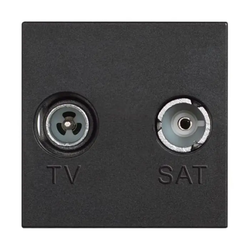 CLASSIA TV/RD UTIČNICA RF-M/RF-Ž/10dB/75OHM ZAVRŠNA 2M CRNA