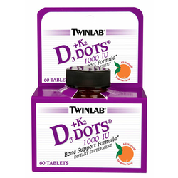 TWINLAB vitamini D3+K2 60 tableta