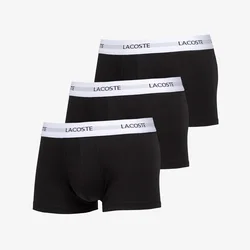 Bokserji LACOSTE 3-Pack Trunk Black M