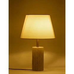 Opviq Stona lampa Astra, Krem