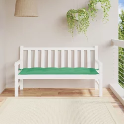 Jastuk za vrtnu klupu zeleni 150 x 50 x 7 cm od tkanine Oxford