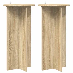Stalak za biljke 2 pcs Hrast sonoma 40 x 40 x 80 cm