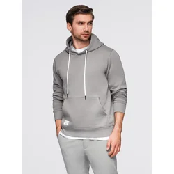 Ombre Mens BASIC kangaroo hooded sweatshirt