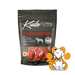 KUDO Red Meat&Vegetables Adult Medium & Maxi 3kg, Hrana za Srednje i Velike Rase