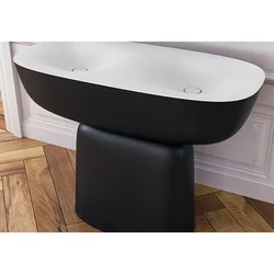 Umivaonik Milo dupli 120x60 Black/White 561630