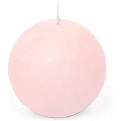 shumee Sveča Spaas Rustikalna krogla 80 mm 24 ur, svetlo roza