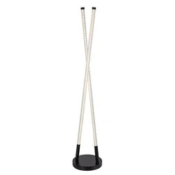 Rabalux Podna lampa Nivaro, LED, 28W, 3000K, 115cm, Crno-bela