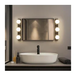 BRILAGI - KOMPLET 2x LED zidna svetla za kupatilo HOLLYWOOD 3xLED/3W/230V 39 cm IP44 crna
