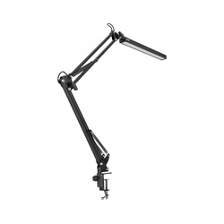 LED prigušiva stona lampa sa stezaljkom LED/10W/5V 3000/4000/6000K crna