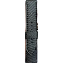 Kožni kaiš 24mm Crna boja 24.120