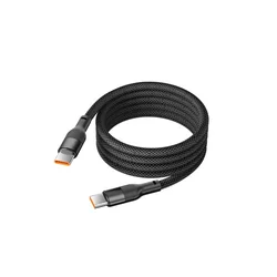 KSIX BCL060WAT02 KABL USB-C NA USB-C, 60W, MAGNETNI, Pleteni, 1M