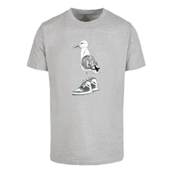 Mens T-shirt Seagull Sneakers - grey