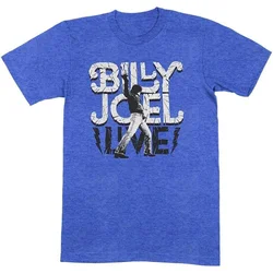 Billy Joel Glass Houses Live Blue L Majica