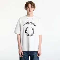 Majice FRED PERRY Tartan Applique T-shirt Snow White L